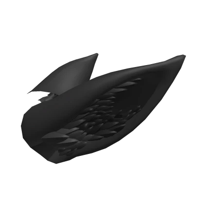 Jet Black Fennec Fox Ears