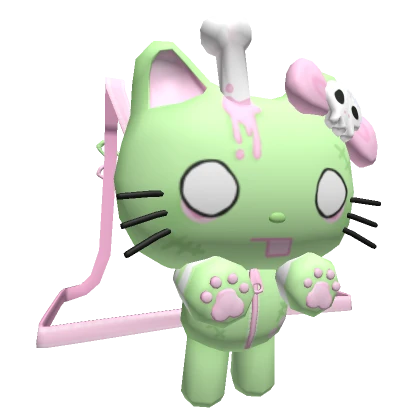 ♡ kawaii creepycute zombikitty backpack 1.0