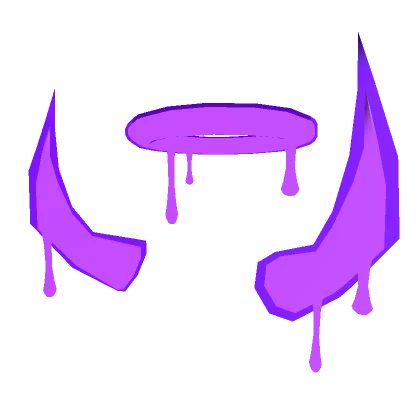 Neon Slime Horns: Purple