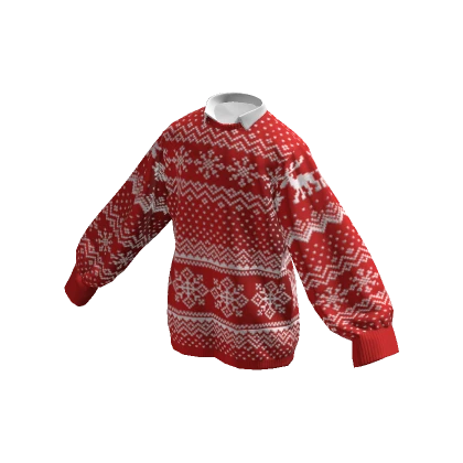 Oversized Christmas Y2K Sweater