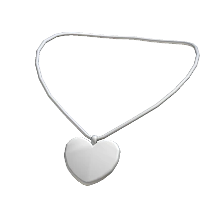 Chibi Heart Necklace - Silver