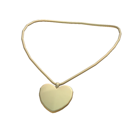 Chibi Heart Necklace - Gold