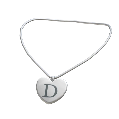 Chibi Initial Necklace - D