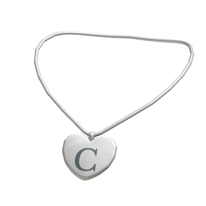 Chibi Initial Necklace - C