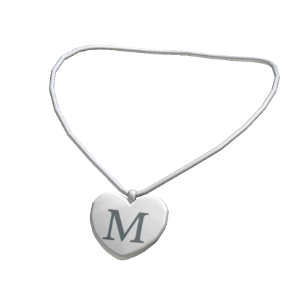 Chibi Initial Necklace - M