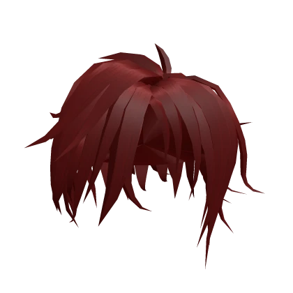 Shy Anime Boy Hair (Red)