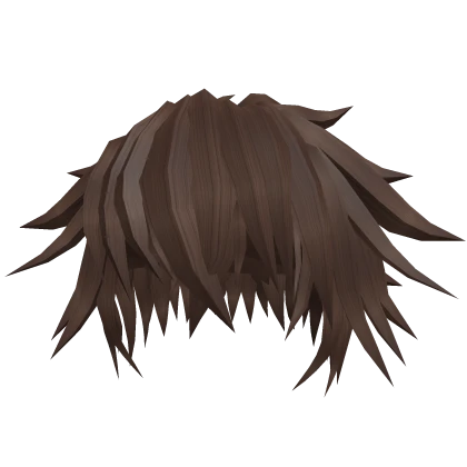 Messy Spiky Anime Hair (Brown)