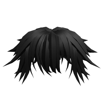 Short Spiky Anime Hair (black)