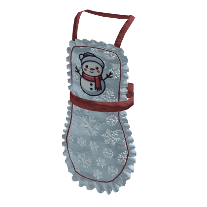 Snowman Christmas Apron