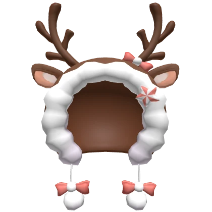 Kawaii Christmas Reindeer Hood