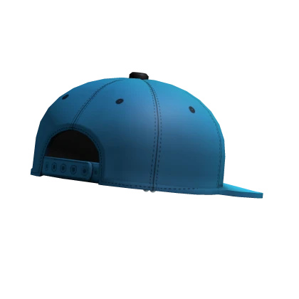 Backwards Cap With Rings Light Blue