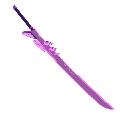 Pink Anime Back Sword