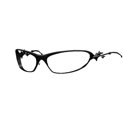 Futuristic Black Star Glasses