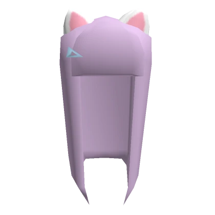 🎀Low poly Purple Neko hair