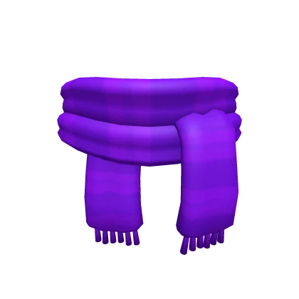 Very Cozy Purple Scarf