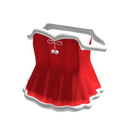 Red Christmas Dress with Bow