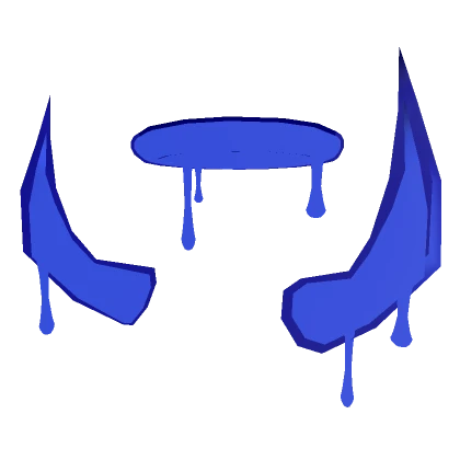 Neon Slime Horns: Blue