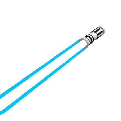 Holdable Light Blue Laser Sword Light (LEFT)