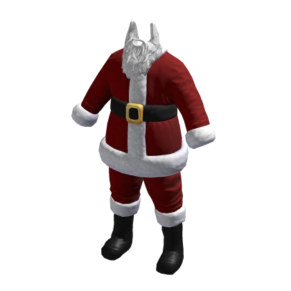 Santa Christmas Dark Red