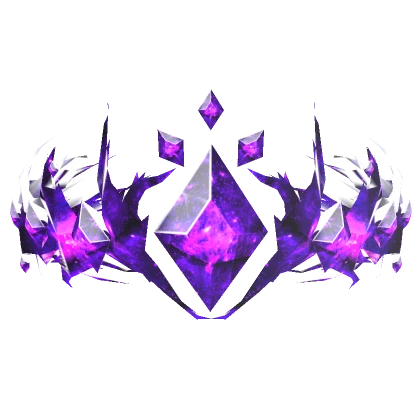 Purple Galaxy Gemstone Crown