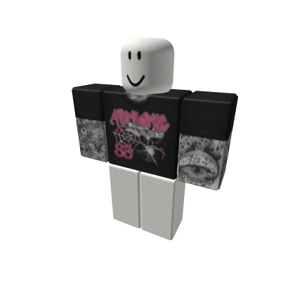 Pres Pink Graphic Tee w/ Tats