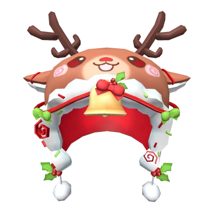 Kawaii Christmass Reindeer Hood