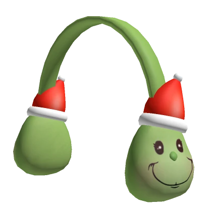 green monster christmas earmuffs