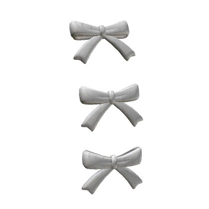 ❤️ Bows Hair Clips (White)