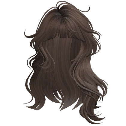 Lush Wavy Hair w/ Bangs(Brown)