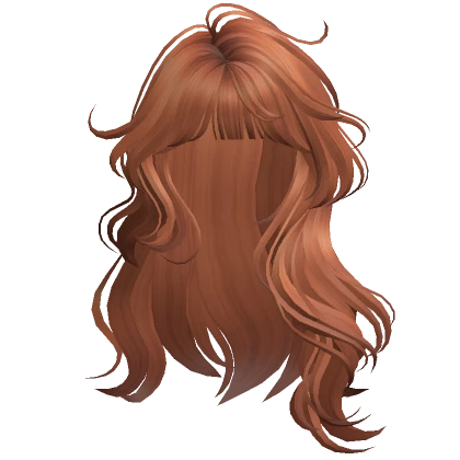 Lush Wavy Hair w/ Bangs(Ginger)