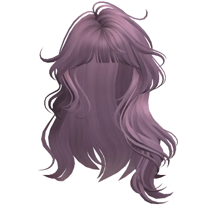 Lush Wavy Hair w/ Bangs(Purple2)