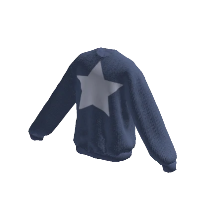 ☆ Blue Star Y2k Sweater