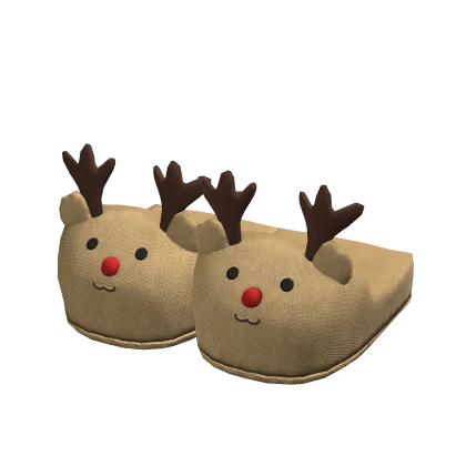 Reindeer Slippers