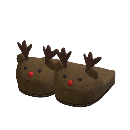 Reindeer Slippers