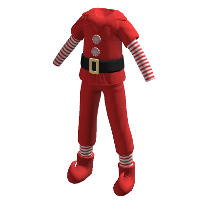 Christmas Elf Costume Red