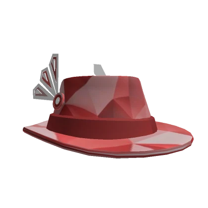 Light red imperial valk fedora