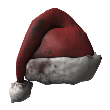 Bloody Red Santa Hat