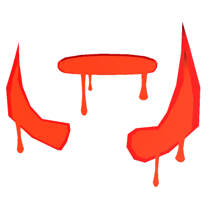 Neon Slime Horns: Red