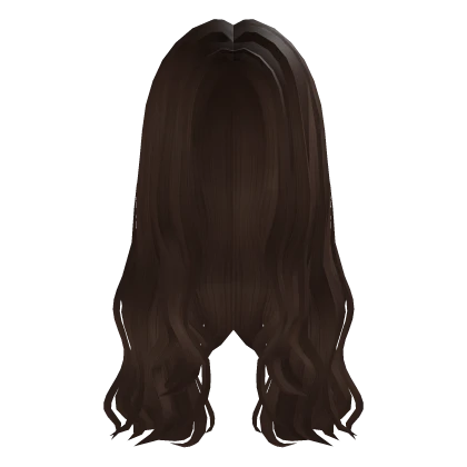 Long Wavy Hair (Brown)