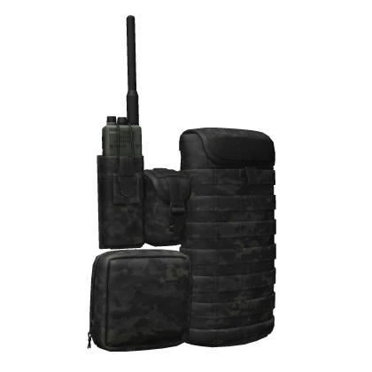 Black Mixpat Combat Hydration Kit