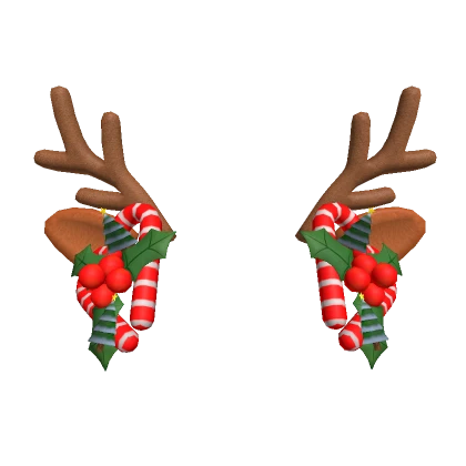 Reindeer Antler Christmas Candy Cane 