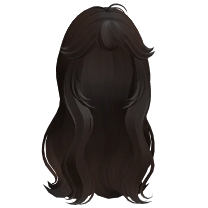 Wavy Anime Layered Grunge Wolfcut (Dark Brown)