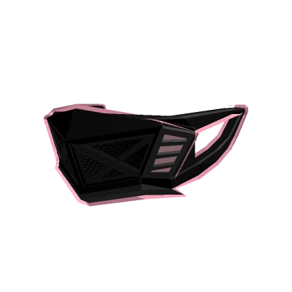 Pink/Black Techwear Mask