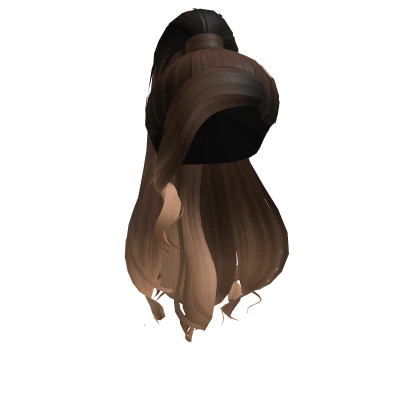 Ari's High Ponytail in Brown-Blonde