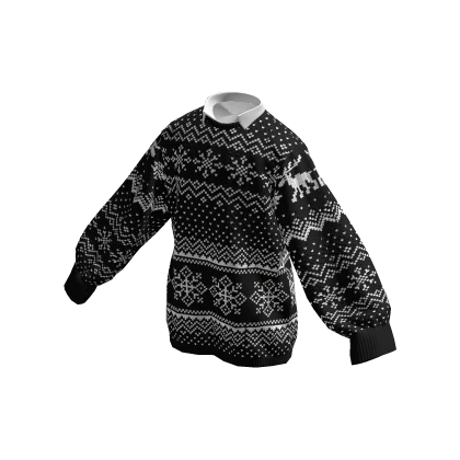 Oversized Christmas Y2K Sweater