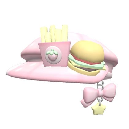 ♡ kawaii fast food beret