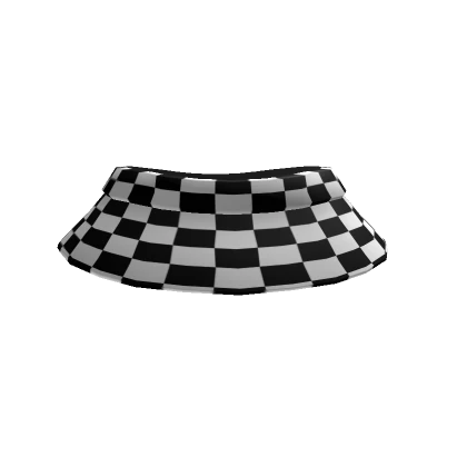 Chibi Doll - black and white checkered print skirt