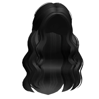 Preppy Cozy Wavy Winter Updo Hair (Black)