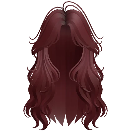 Fluffy Soft Layered Hair (Dark Red)