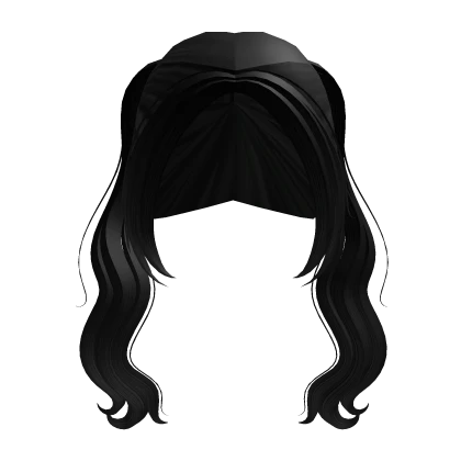 black pigtails
